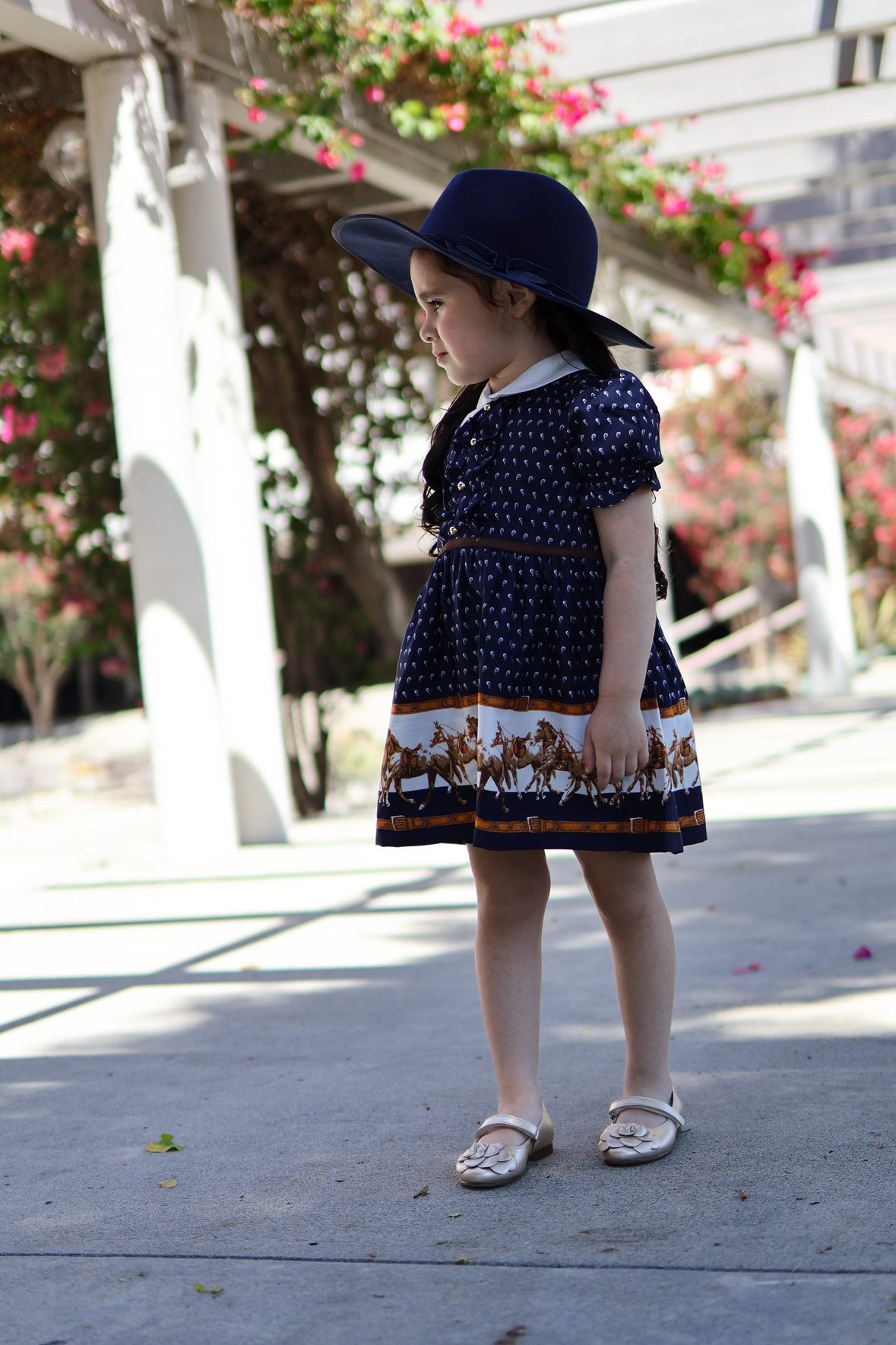 Camille- Gold Leather Mary Jane Shoes - Amati Steps