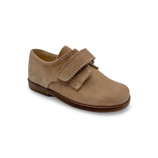 Liam- Tan Suede Boy Dress Shoes - Amati Steps