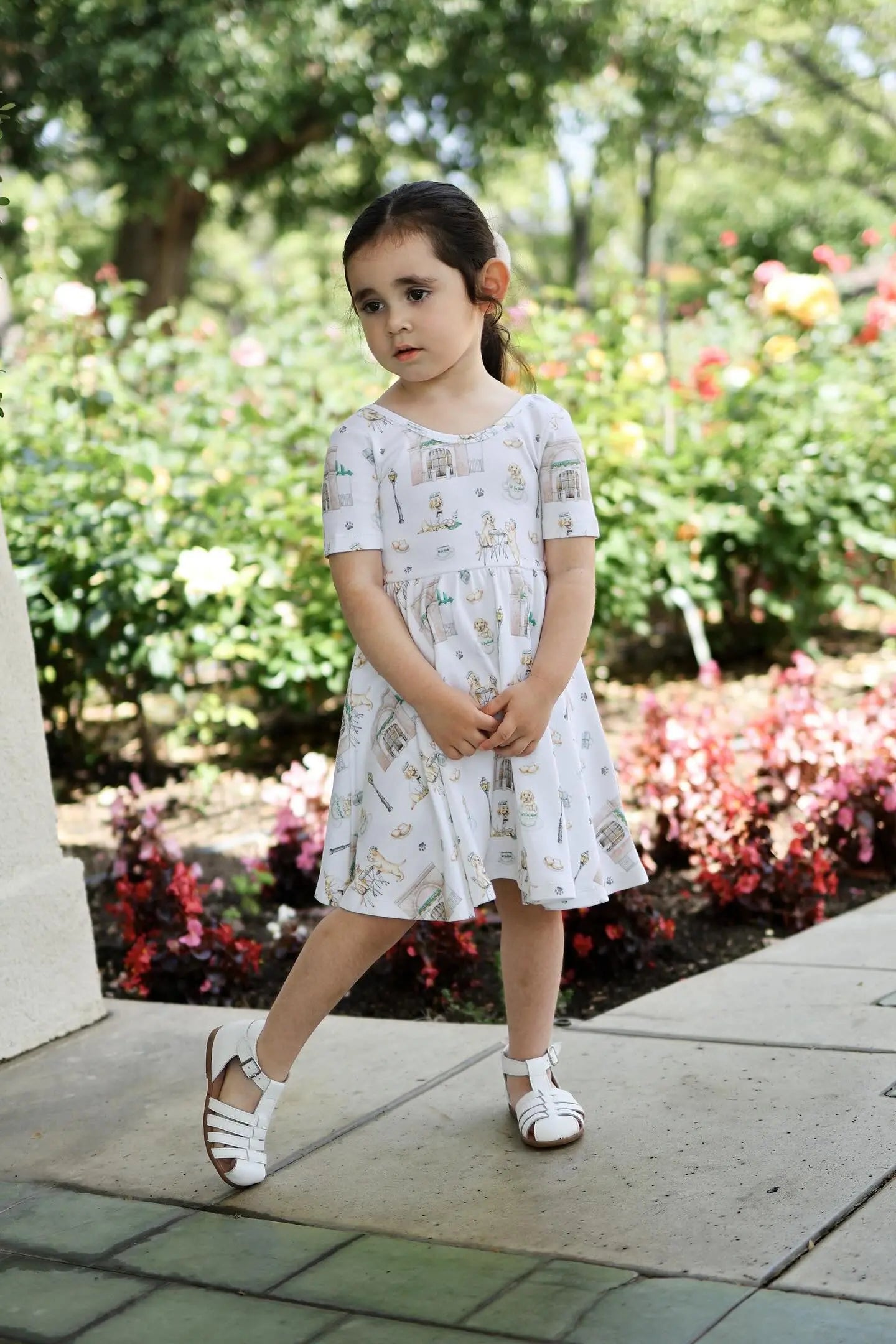 Blake- White Leather Sandals - Amati Steps