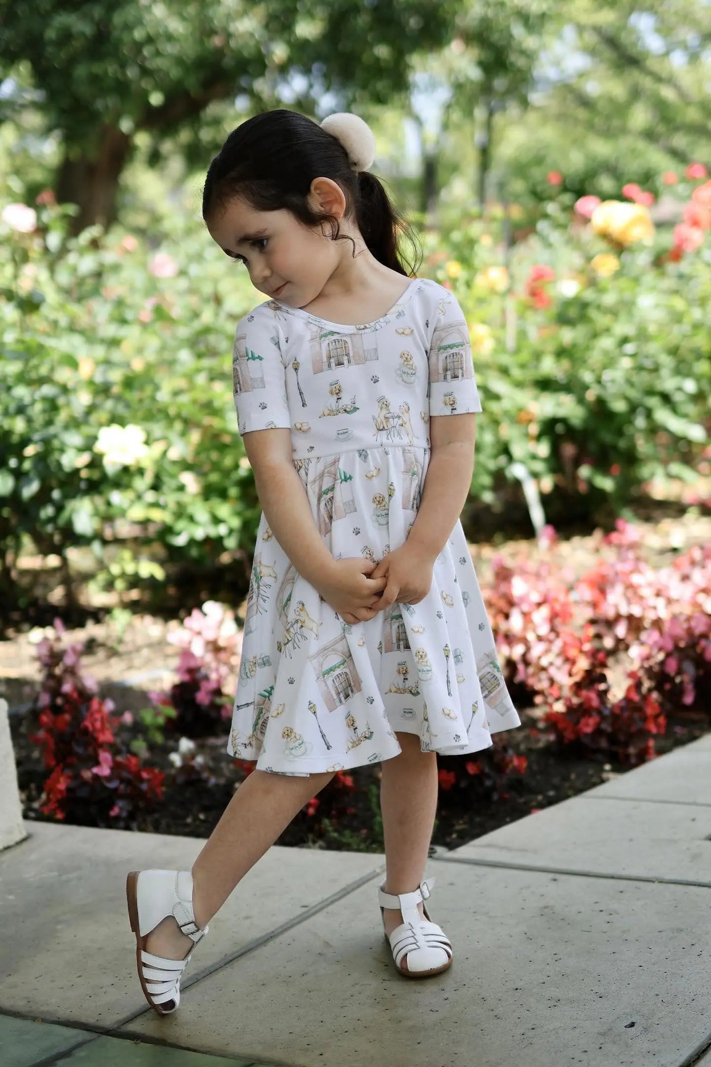 Blake- White Leather Sandals - Amati Steps