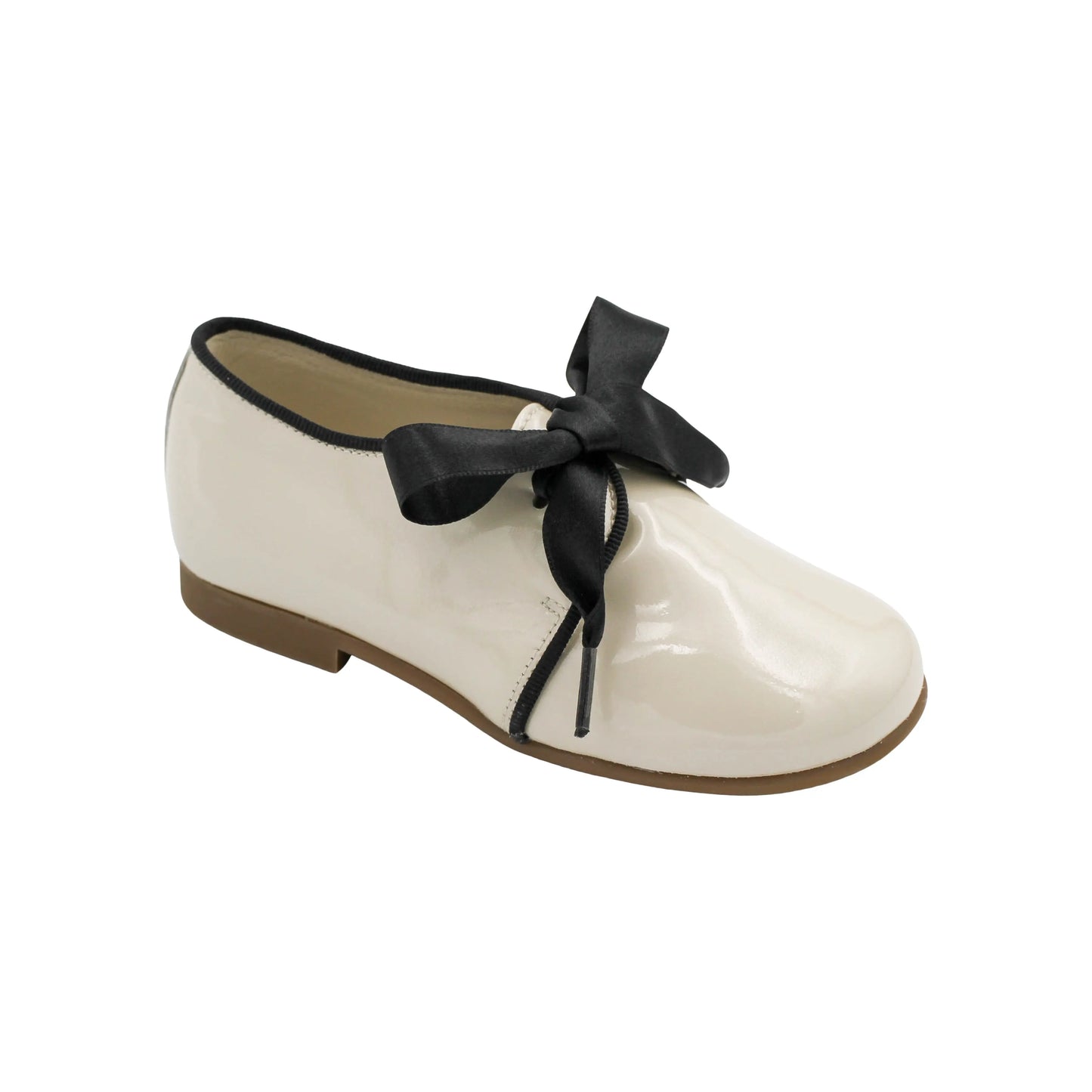 Camilla- Ivory Patent Leather Shoes - Amati Steps