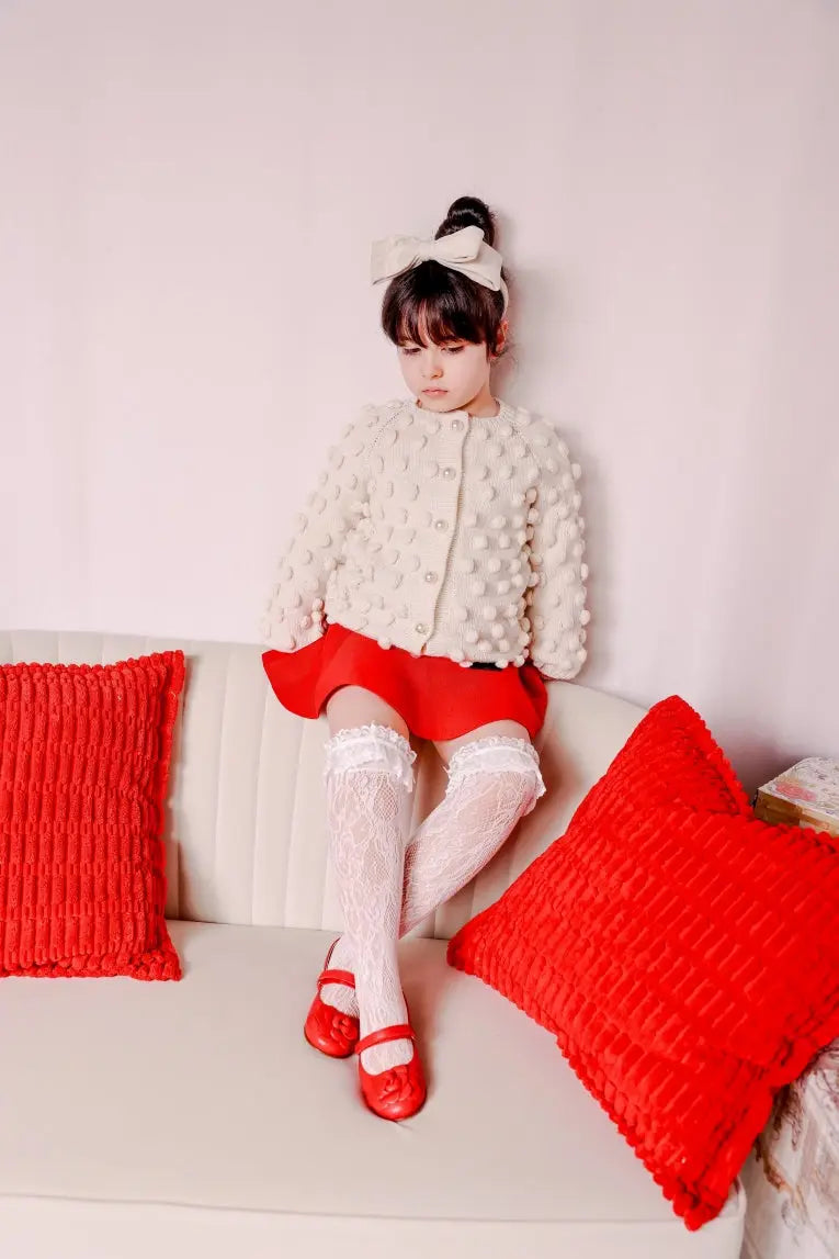 Camille- Red Leather Mary Jane Shoes - Amati Steps