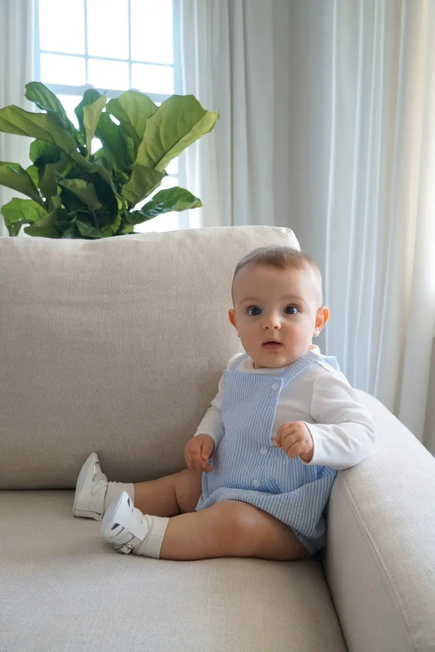 Cruz - White Patent Leather Baby Sandals - Amati Steps