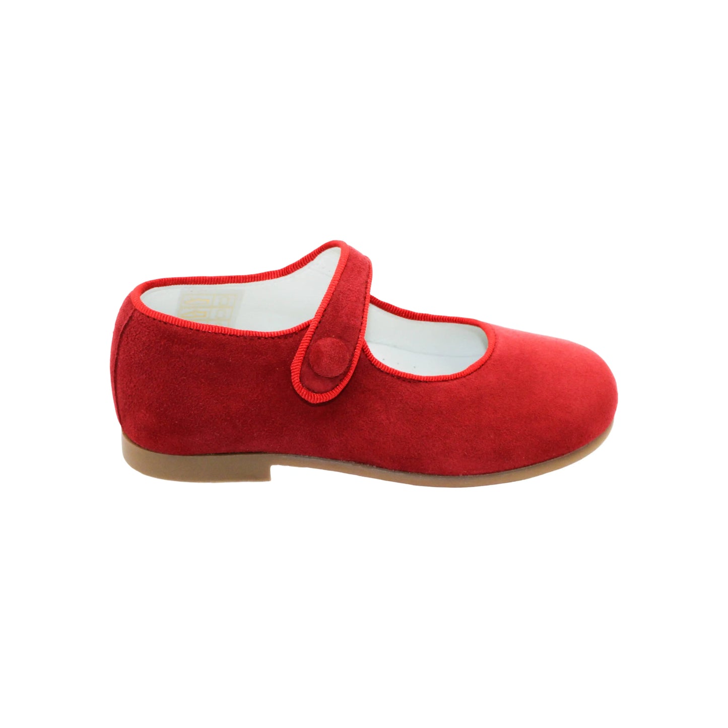 Giselle- Red Suede Mary Jane Shoes - Amati Steps