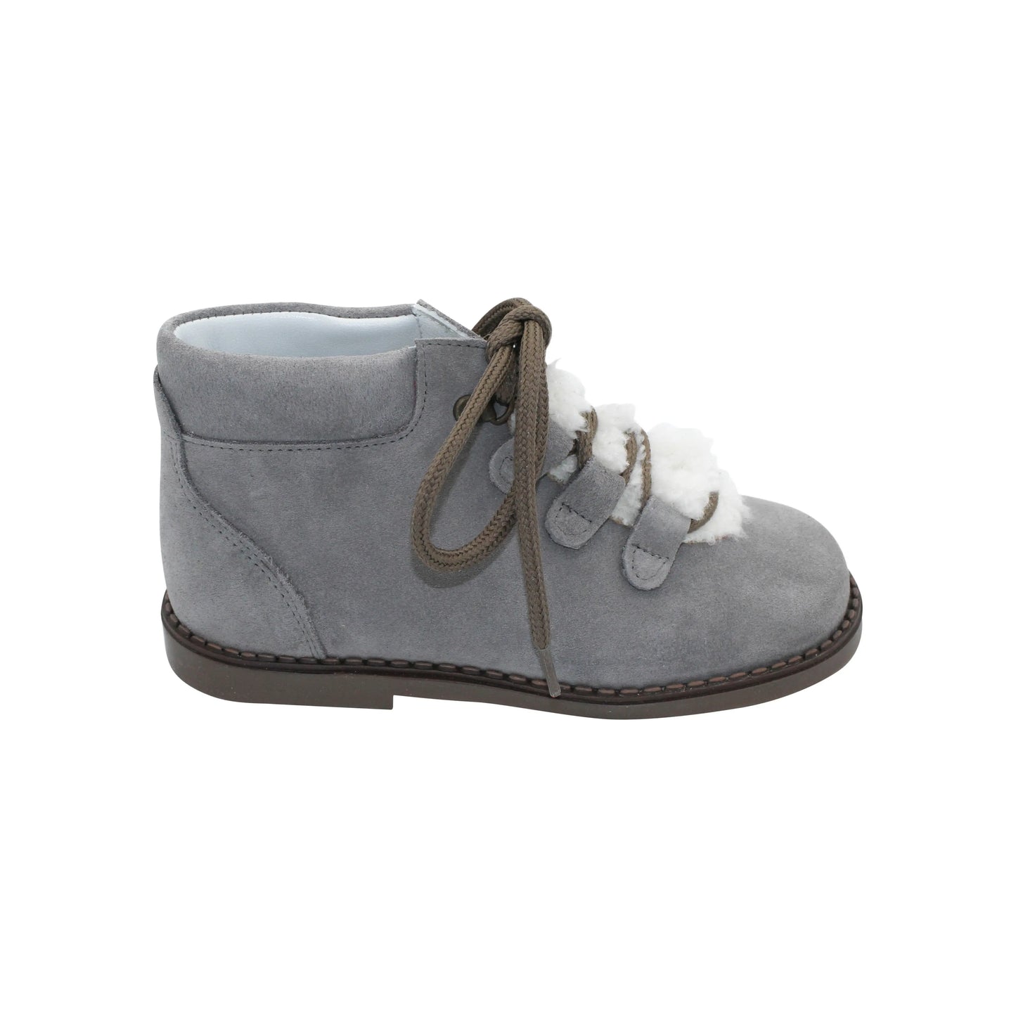 Hugo- Grey Suede Boy Boots - Amati Steps