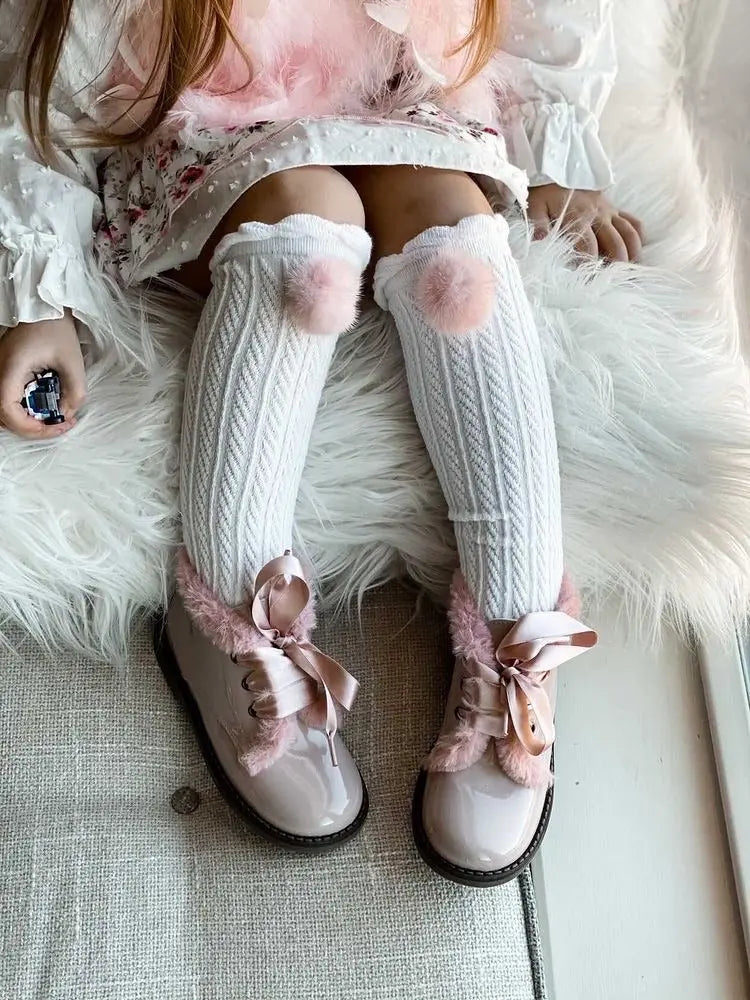 Jazmine- Pink Patent Leather Boots - Amati Steps