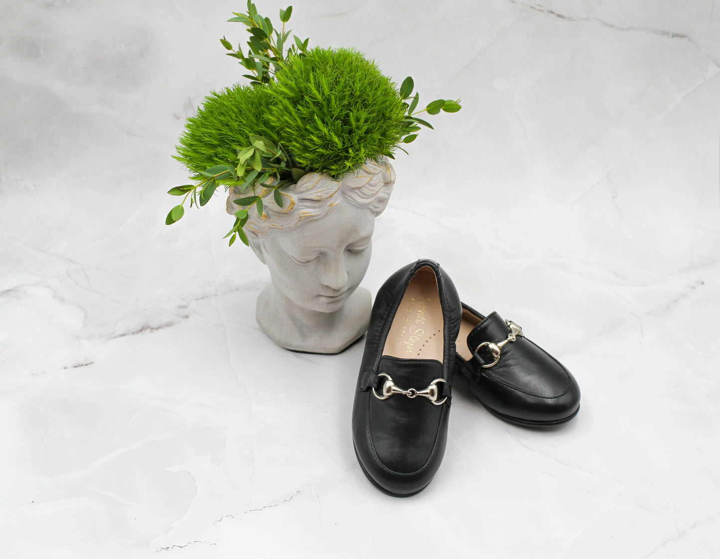 Julian- Black Leather Loafer Shoes - Amati Steps
