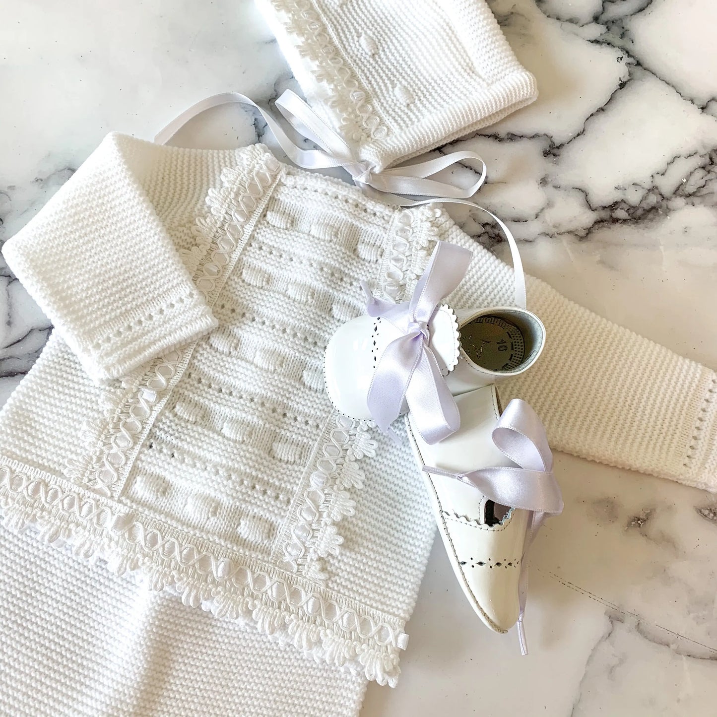 Lily- White Patent Leather Baby Shoes - Amati Steps