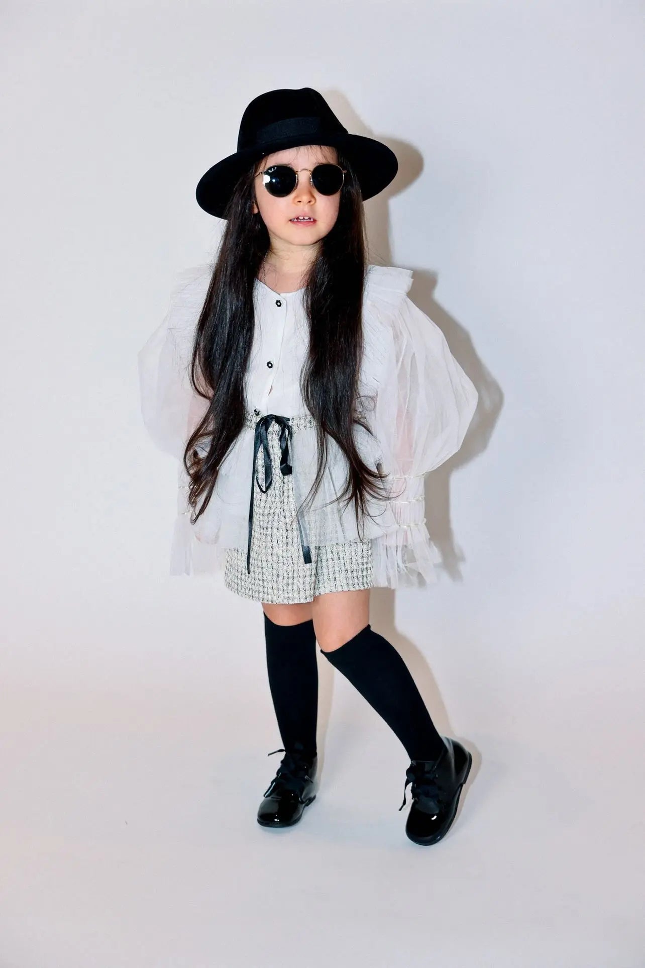 Maya - Black Patent Leather Boots - Amati Steps