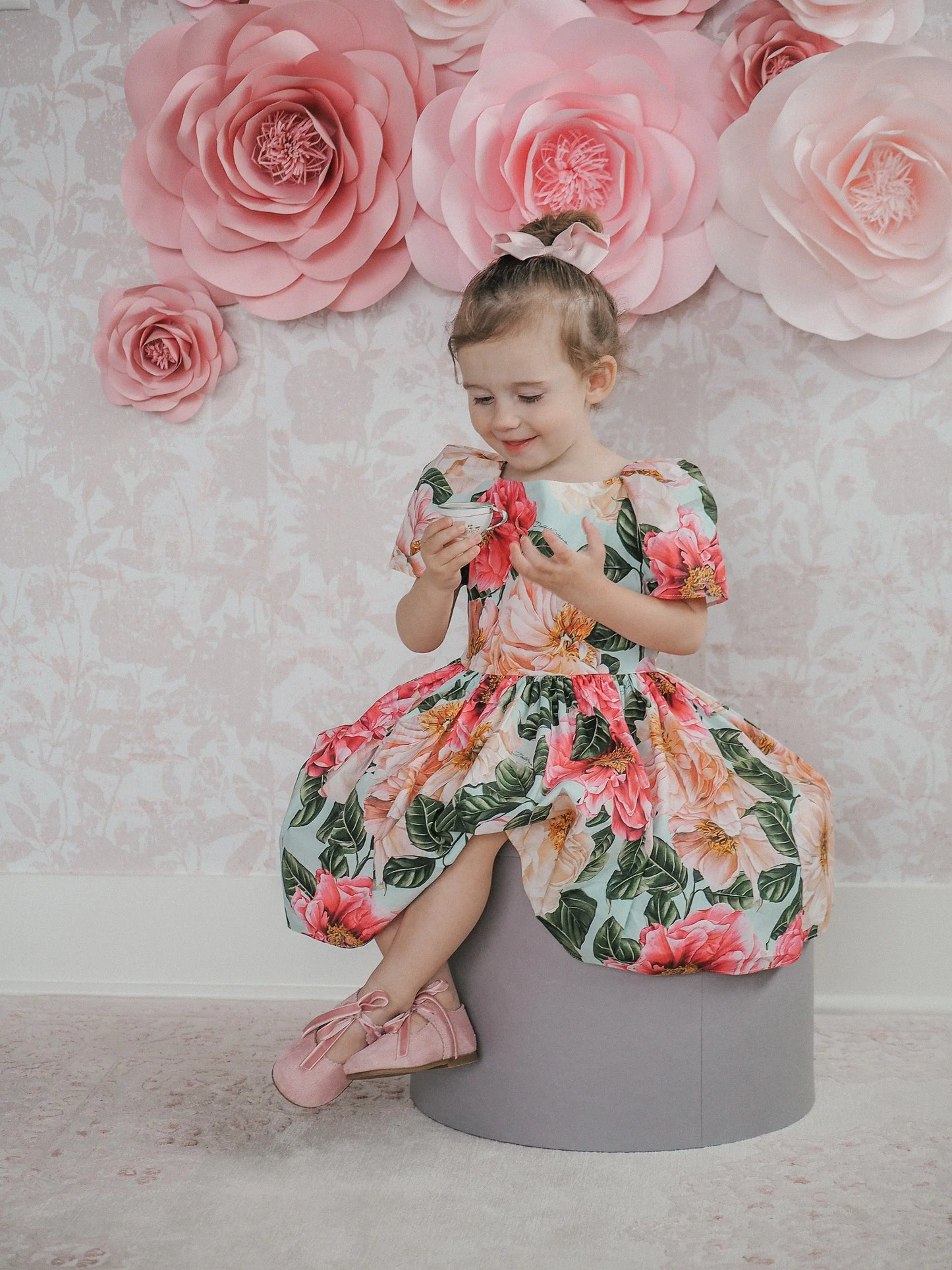 Rosa- Pink Suede Mary Jane Shoes - Amati Steps