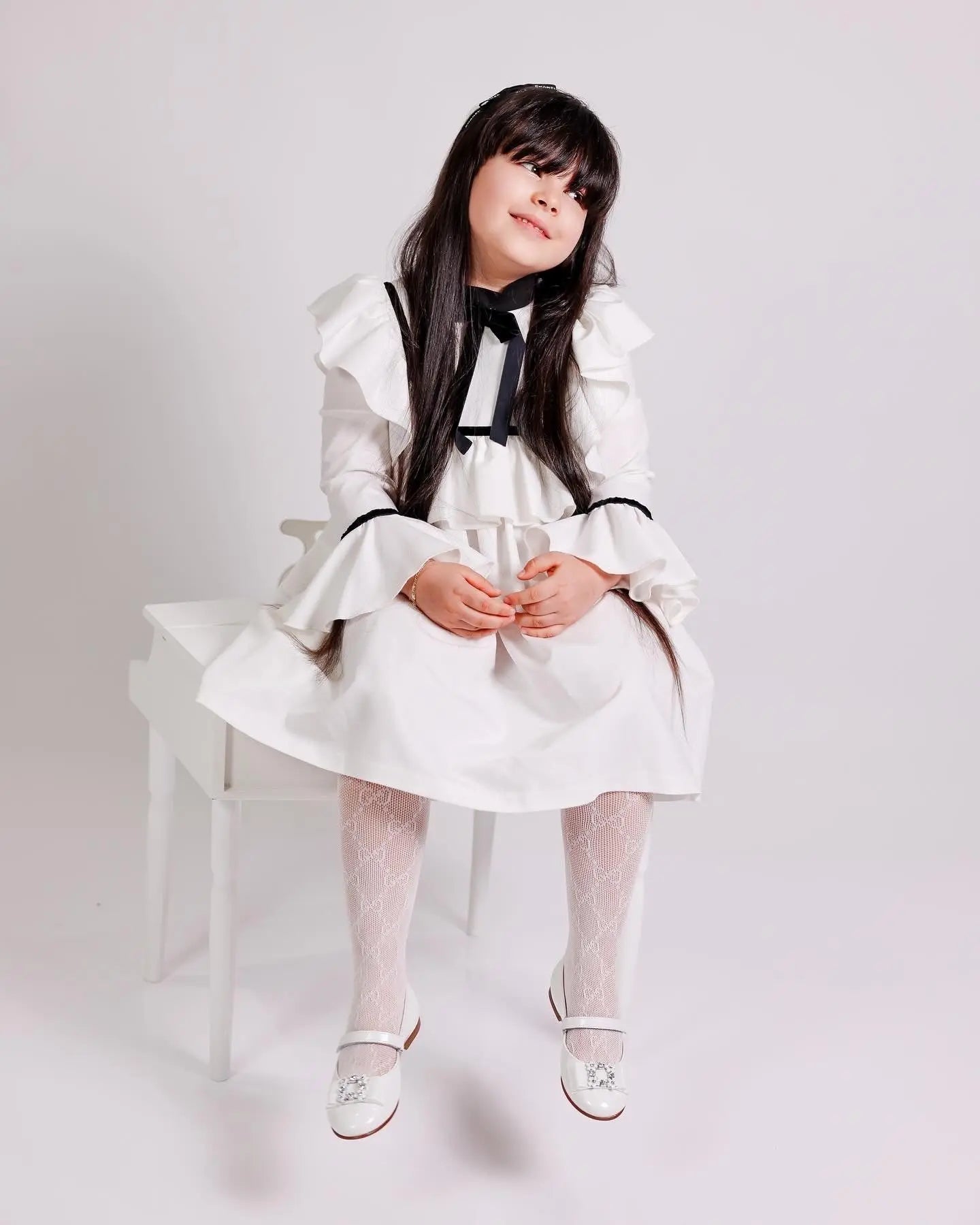 Sofia- White Patent Leather Mary Jane Shoes - Amati Steps