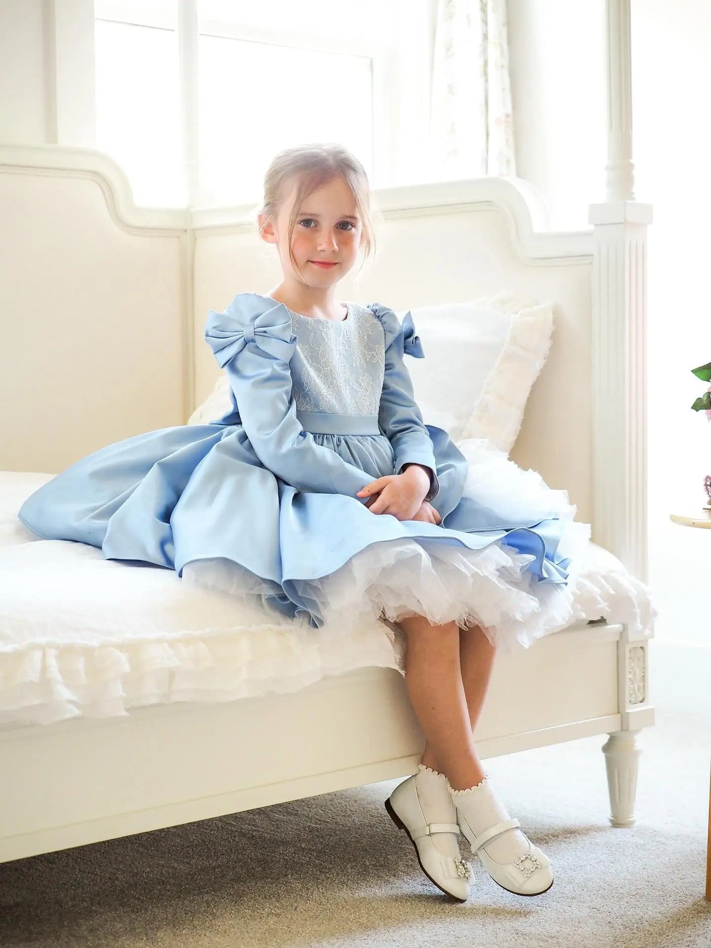 Sofia- White Patent Leather Mary Jane Shoes - Amati Steps