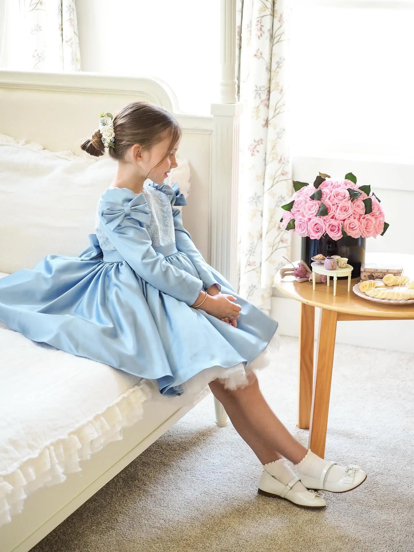 Sofia- White Patent Leather Mary Jane Shoes - Amati Steps