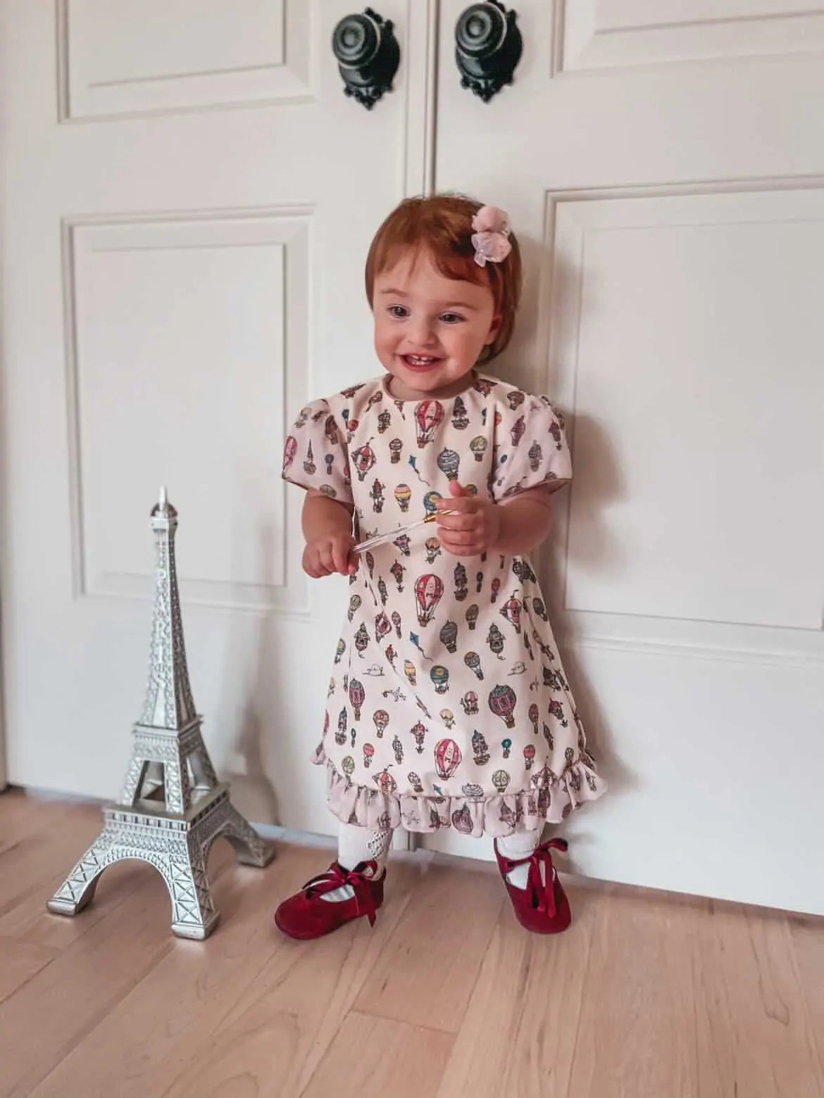 Verónica - Burgundy Suede Baby Mary Jane Shoes - Amati Steps