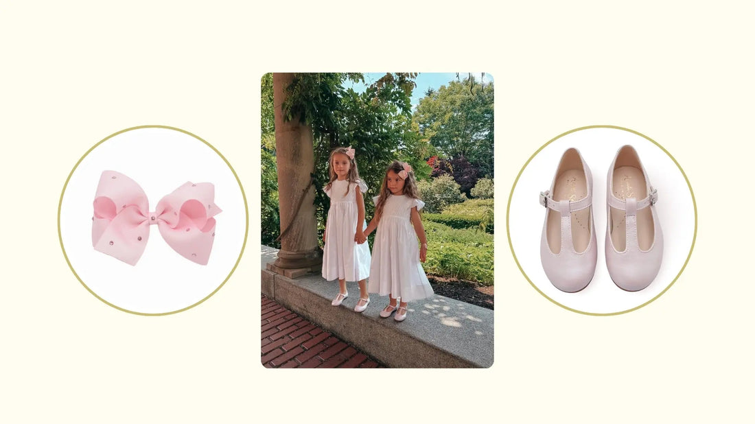 Elevate Her Ensemble: Luxury Handmade Bows and Spanish Shoes For Little Girls