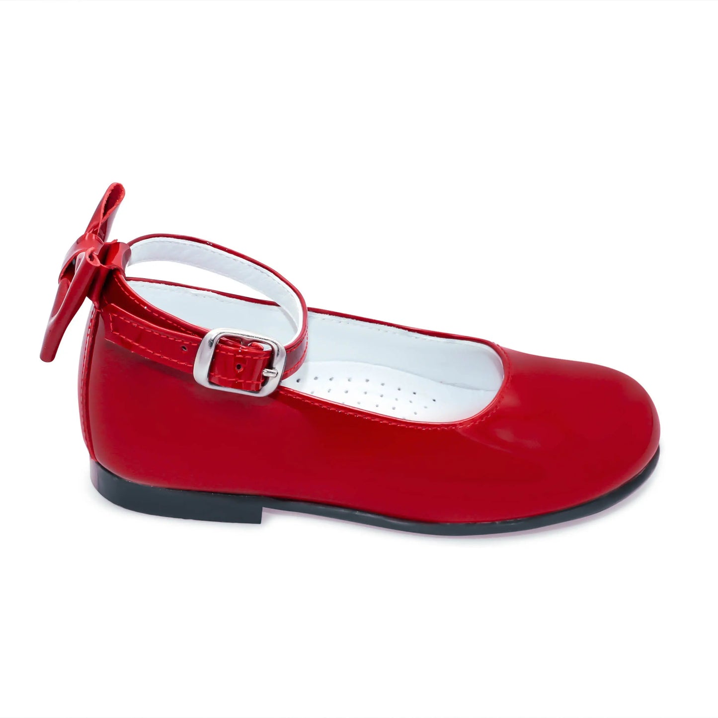 Ava - Red Patent Leather Mary Jane Shoes - Amati Steps