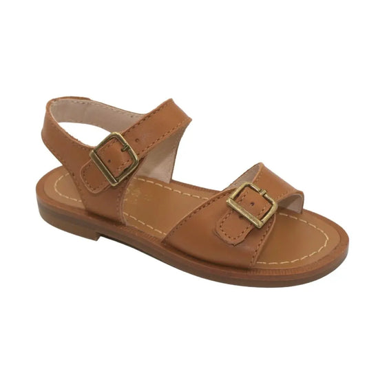 Leo- Tan Leather Sandals - Amati Steps