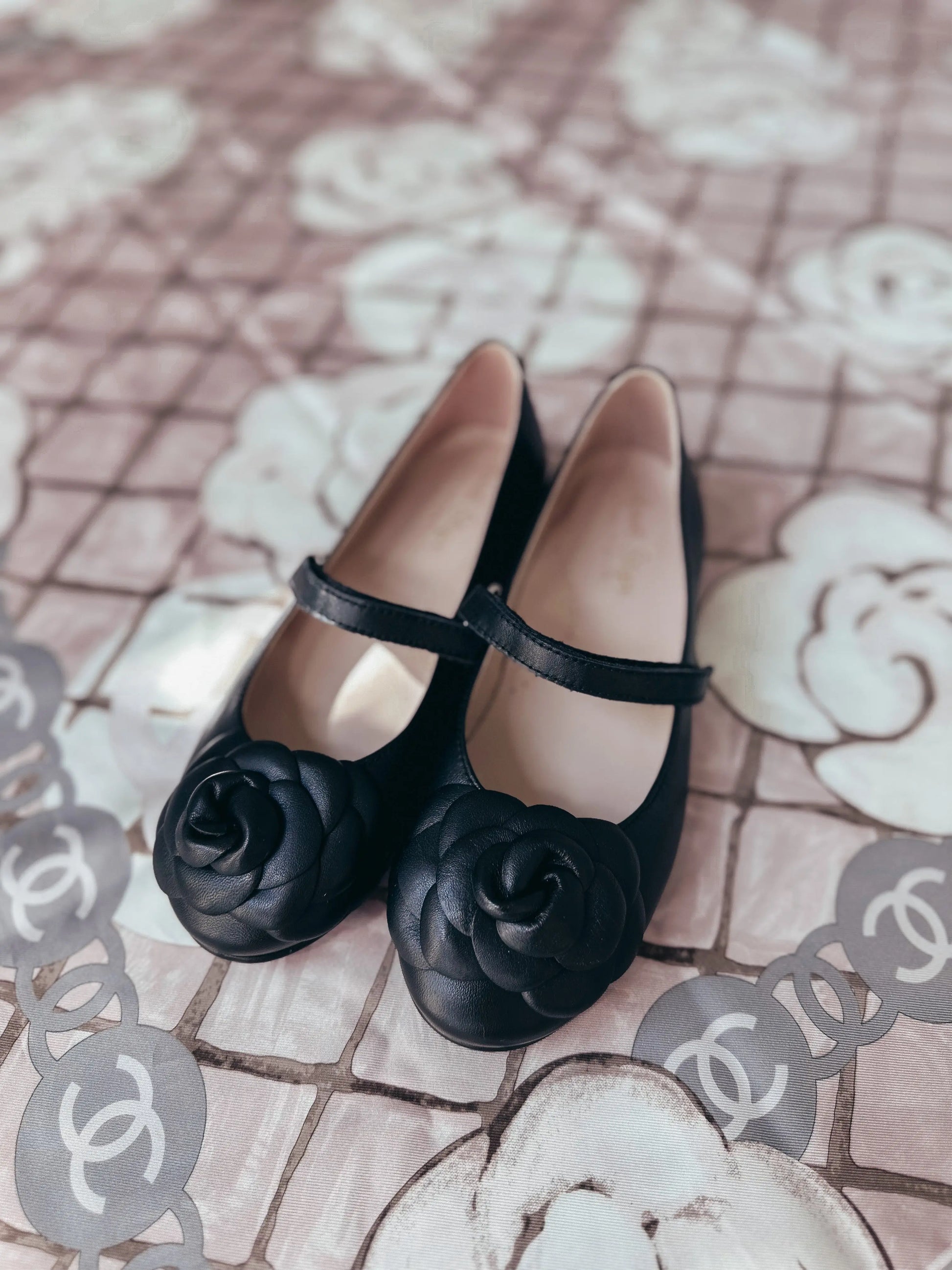 *(PREORDER)*Camille- Black Leather Mary Jane Shoes - Amati Steps