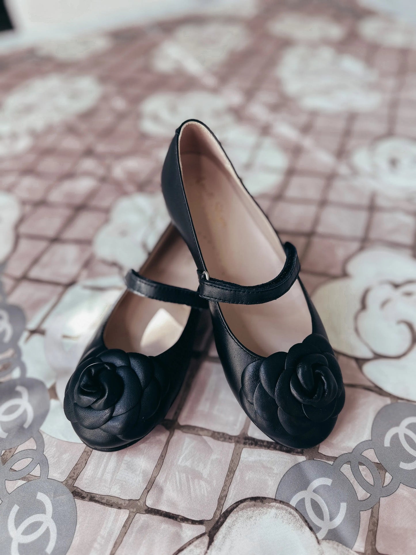 *(PREORDER)*Camille- Black Leather Mary Jane Shoes - Amati Steps