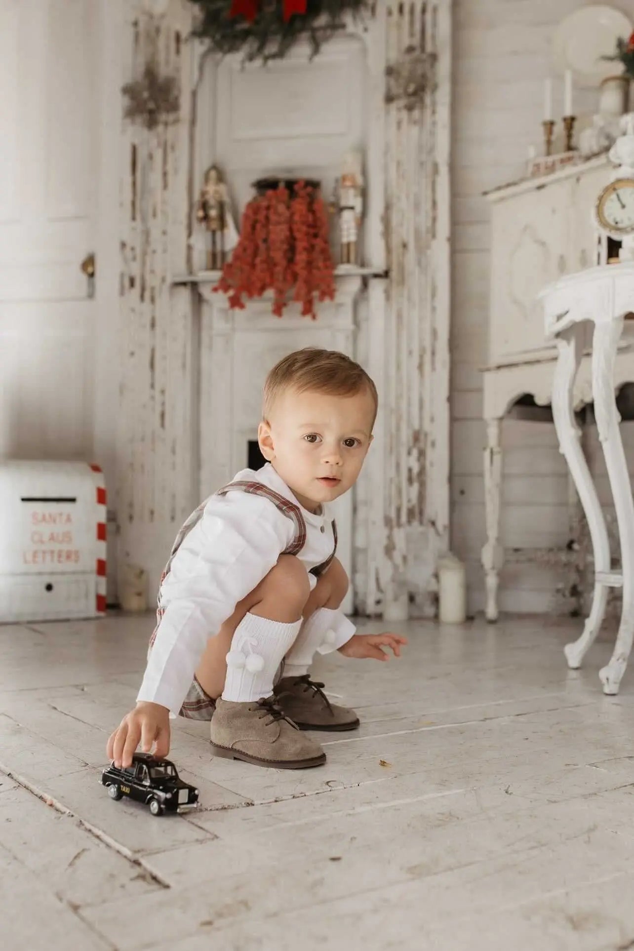 Sebastian- Taupe Suede Boy Boots - Amati Steps